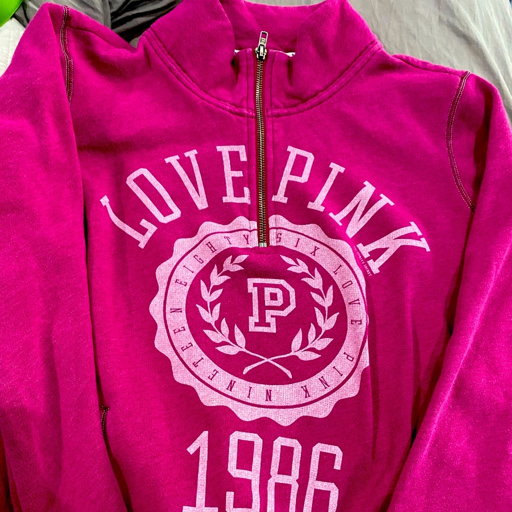 PINK by VS 3/4 sweatshirt size small